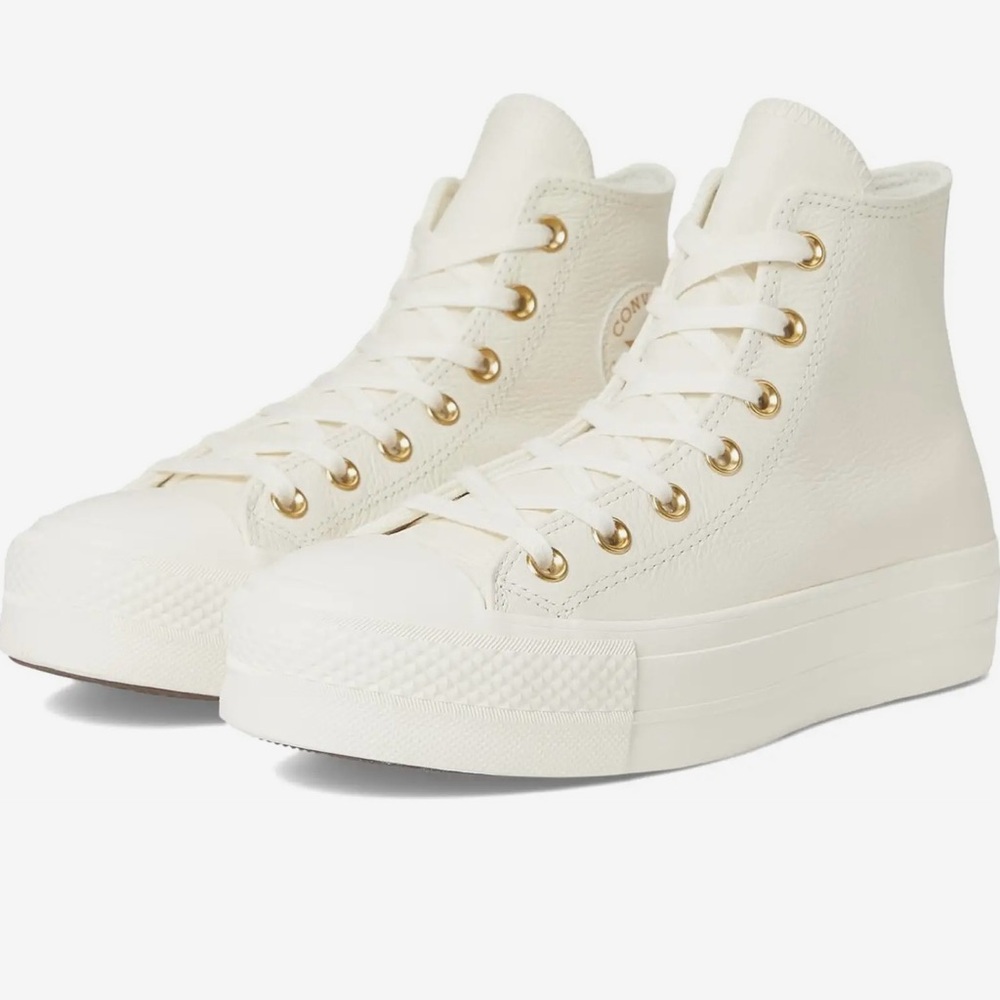Converse Women's Leather High-Top Platform Sneakers